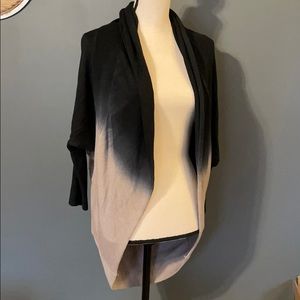 Ombré cocoon cardigan